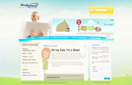 Mead Johnson Corporate - Website Landing