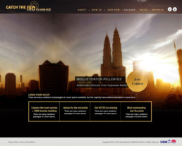 Contest Microsite - Landing page