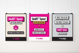 Series of posters to introduce GilaBIT Speed