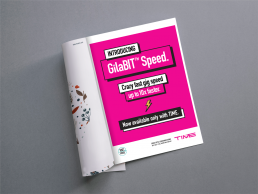 Ads on newspapers and magazine