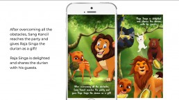 Learn the moral of the story towards the end of the canvas